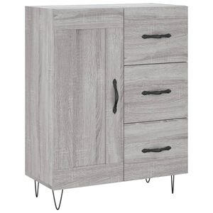 vidaXL Servantă, gri sonoma, 69,5x34x90 cm, lemn compozit