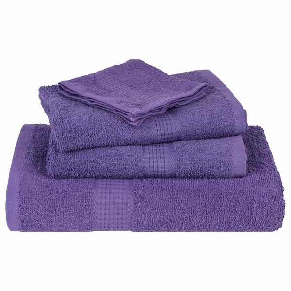 vidaXL Prosoape de oaspeți, FROGN, 10 buc, violet, 30x50 cm, 360 g/m&sup2;