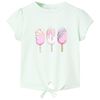 vidaXL Tricou pentru copii, verde mentă deschis, 104