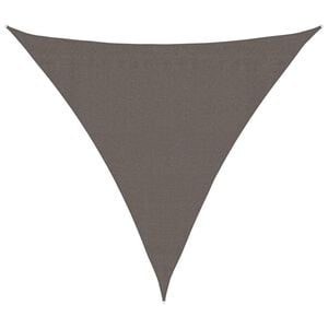 vidaXL P&acirc;nză parasolar din HDPE triunghiulară 3,6x3,6x3,6 m, antracit