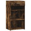 vidaXL Dulap, stejar fumuriu, 50x42,5x93 cm, lemn prelucrat