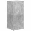 vidaXL Raft lateral Gri din beton 33 x 32 x 70,5 cm Lemn compozit