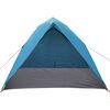 vidaXL Cort de Camping cu acoperiș albastru 320 x 275 x 190 cm tafta