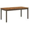 vidaXL Masă de cafea Natural și Cafea 50 x 100,5 x 45 cm
