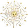 vidaXL Ceas de perete, auriu, 70 cm, metal