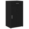 vidaXL Bufet Stejar Negru 50 x 42,5 x 93 cm