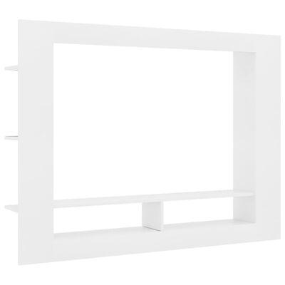 vidaXL Comodă TV, alb, 152x22x113 cm, PAL