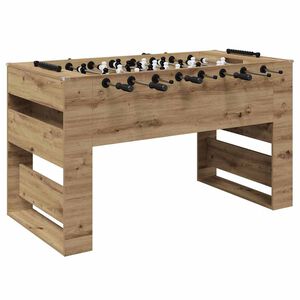 vidaXL Masă de Foosball Stejar Artizanal 146,5 x 74 x 85 cm