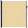 vidaXL Jaluzea laterală retractabilă Nisipiu 600 x 220 cm Poliester