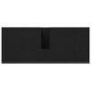 vidaXL Dulap pentru Chiuveta de Baie Stejar Negru 80 x 30 x 60 cm
