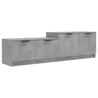 vidaXL Comodă TV, gri beton, 158,5x36x45 cm, lemn prelucrat