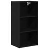 vidaXL Dulap suspendat Stejar Negru 40 x 29,5 x 80 cm Lemn prelucrat