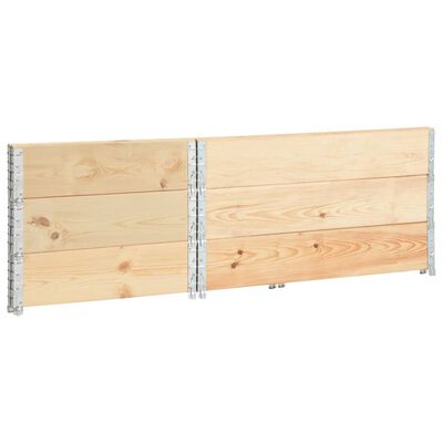 vidaXL Straturi înălțate, 3 buc., 80 x 120 cm, lemn masiv de pin
