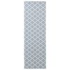 vidaXL Covor Runner ORIZ 1150 gsm Gri și alb