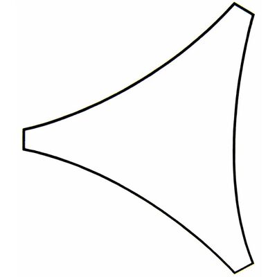 Perel Pânză parasolar, crem, 3,6 m, triunghiular, GSS3360