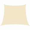 vidaXL Pânză parasolar, crem, 3/4x3 m, HDPE, 160 g/m²