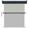 vidaXL Copertină laterală de balcon, gri, 145x250 cm