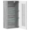 vidaXL Cabinet suspendat sonoma gri 55 x 29 x 100 cm Lemn compozit