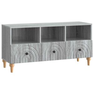 vidaXL Cabinet TV Sonoma gri 102 x 34,5 x 50 cm Lemn prelucrat