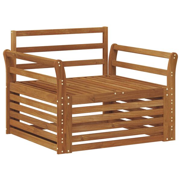 vidaXL 2 Bucată Sofa cu Brațe natural