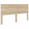 vidaXL Tăblie cap cu headboard Stejar Sonoma 180 cm Lemn compozit