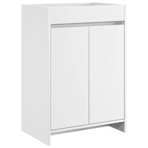 vidaXL Dulap sub chiuvetă pentru baie Alb 56 x 37,5 x 81 cm