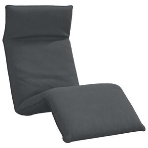 vidaXL Șezlong pliabil Antracit 175x54x8,5 cm țesătură Oxford