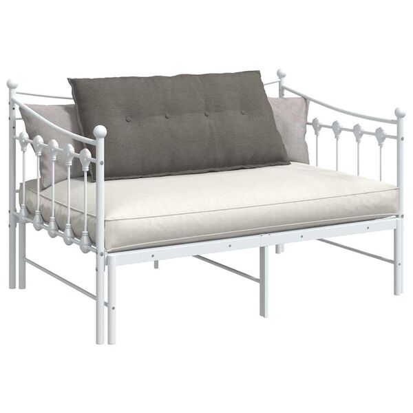 vidaXL Perna pentru spate Gri deschis 100 x 50 cm