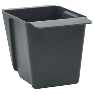 vidaXL Cutii de flori pentru paleți Euro 24 buc. Gri 13,5 x 9 x 9,5 cm