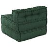 vidaXL Unitatea de sofa modulară verde 70x70x54 țesătură