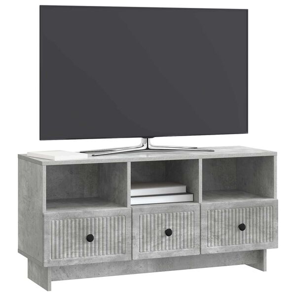 vidaXL Cabinet TV Gri Beton 102 x 34,5 x 50 cm Lemn prelucrat