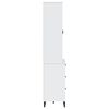 vidaXL Dulap înalt „VIKEN”, alb, 80x40x190 cm, lemn masiv de pin