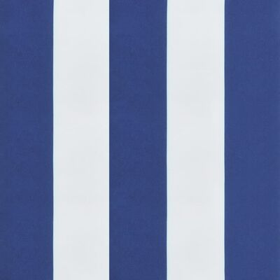vidaXL Pernă de bancă dungi albastre și albe 150x50x3 cm textil oxford