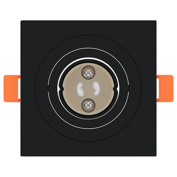 vidaXL Spotlights 24 pcs Negru 9 x 9 x cm Aluminiu