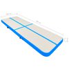 vidaXL Saltea gimnastică gonflabilă cu pompă albastru 500x100x20cm PVC