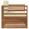 vidaXL Set de canapele de exterior Lemn de acacia solid și poliester
