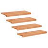 vidaXL Trepte de scară 4 buc. 80 x 30 x 2 cm Vopsea Lemn de fag masiv