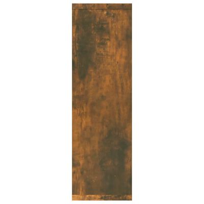 vidaXL Raft de perete, stejar fumuriu, 85x16x52,5 cm, lemn compozit