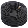 vidaXL Furtun de aer hibrid, negru, 0,6", 50 m, cauciuc și PVC