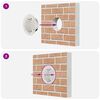 vidaXL Capace de ventilație pentru aer 4 pcs Argintiu 80 mm