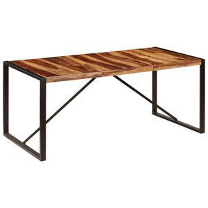 vidaXL Masă de bucătărie, 180 x 90 x 75 cm, lemn masiv de acacia