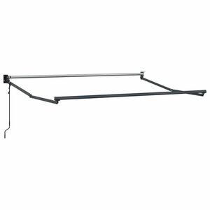 vidaXL Cadru copertină retractabil electric Antracit 2,5 x 2 m