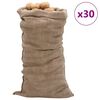 vidaXL Saci de iută, 30 buc., 65x135 cm, iută 100%, 220 g/m&sup2;