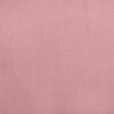 vidaXL Pat de câini, roz, 100x50x21 cm, catifea
