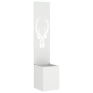 vidaXL Ecran de intimitate pentru grădină Alb 32 x 32 x 150 cm