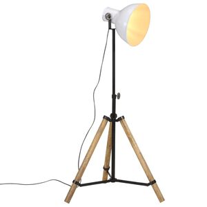 vidaXL Lampă de podea 25 W, alb, 75x75x90-150 cm, E27