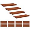 vidaXL Trepte de scară 12 buc. 80 x 25 x 2 cm Maro Lemn de fag masiv