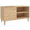vidaXL Dulap pentru discuri stejar sonoma 84,5x38x48 cm lemn prelucrat