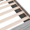 vidaXL Cadru de pat, gri sonoma, 150x200 cm, lemn prelucrat