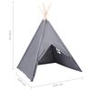 vidaXL Cort de copii teepee cu geantă, gri 120x120x150 cm, piersică